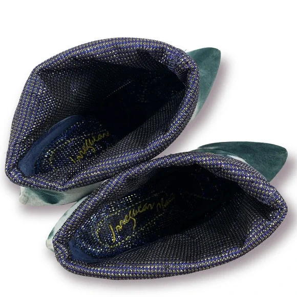 ❌SOLD❌ BRAND NEW 2011 Couture IRREGULAR CHOICE tie dye platform hexagonal boots - Picture 8 of 14